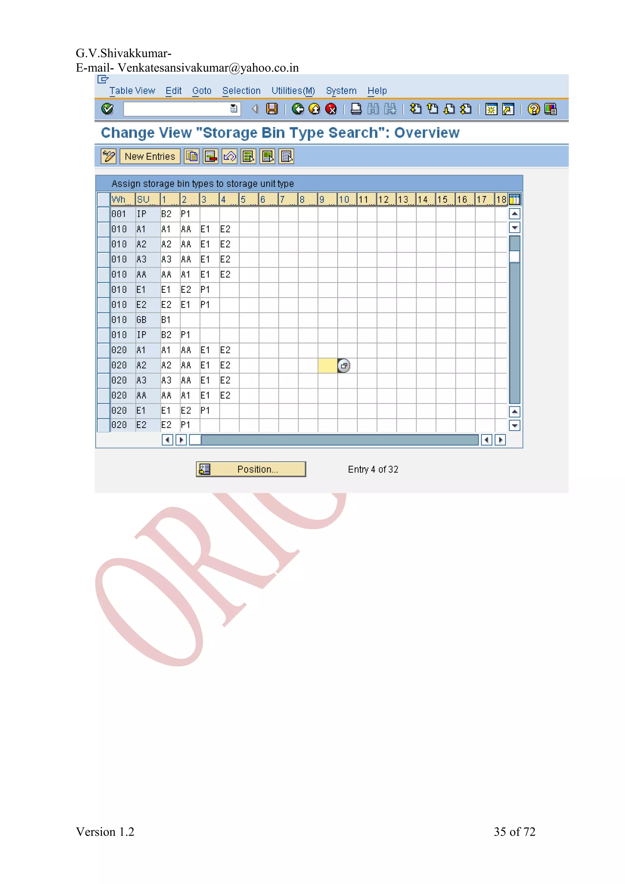 G.V.Shivakkumar- E-mail- Venkatesansivakumar@yahoo.co.in Version 1.2 35 of 72 