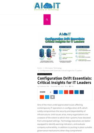 Configuration Drift Essentials Critical Insights for IT Leaders.pdf