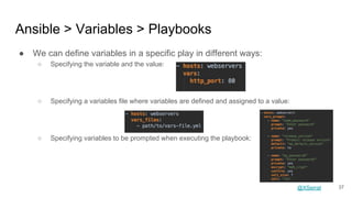 Configuration management I - Ansible + Packer | PDF