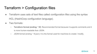Configuration management II - Terraform | PDF