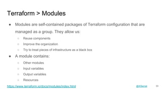 Configuration management II - Terraform | PDF