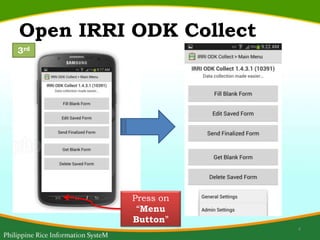 Odk Qr Code Configuration of odk settings | PPTX