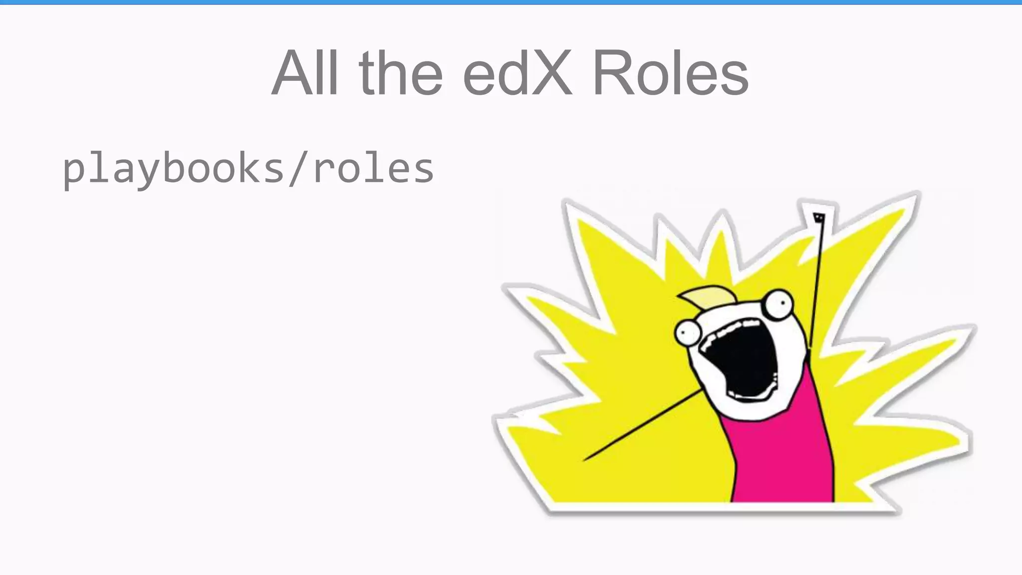 All the edX Roles
playbooks/roles
 