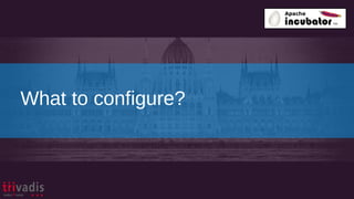 What to configure?
 