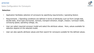 Conveyor selection software | PPSX