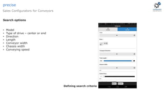 Conveyor selection software | PPSX