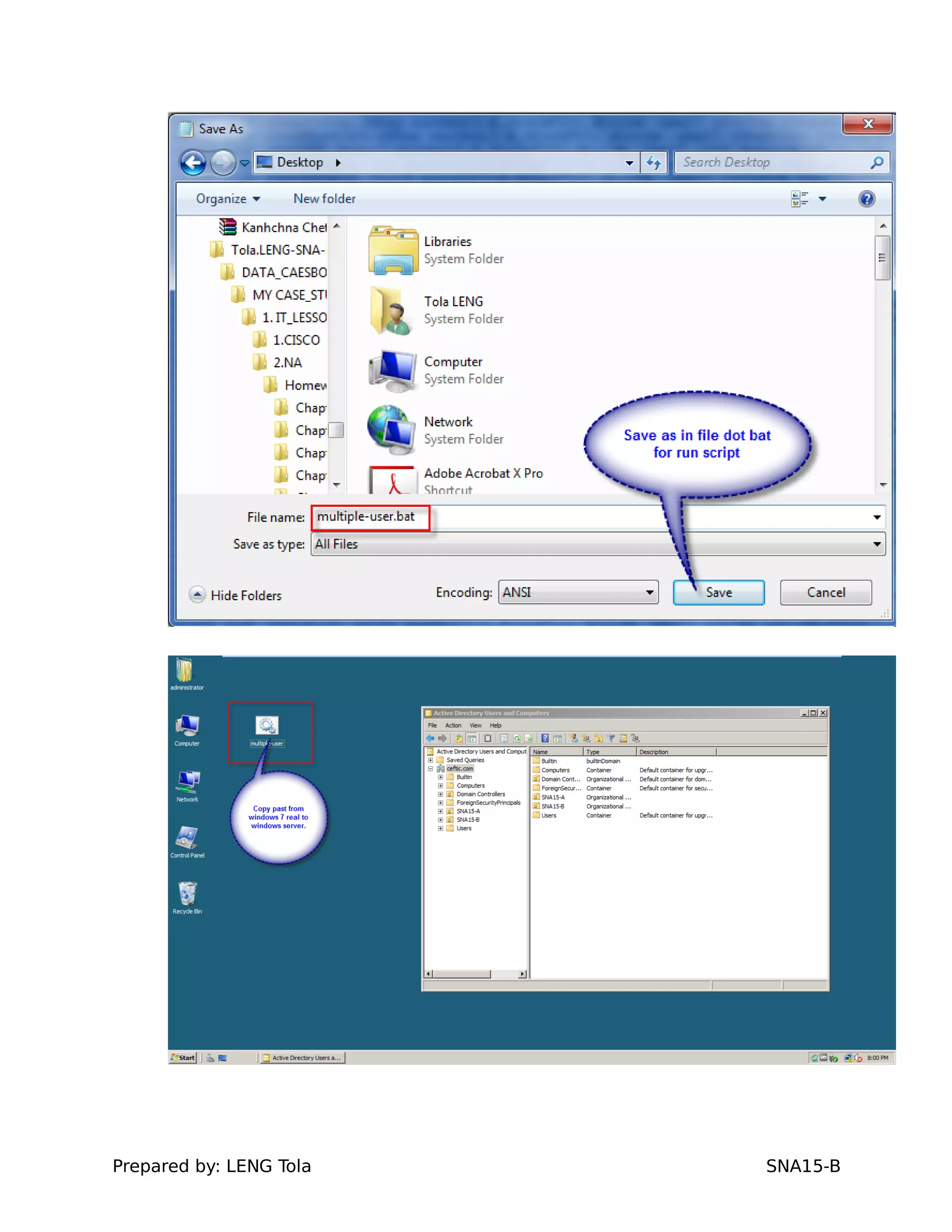 Prepared by: LENG Tola SNA15-B
 