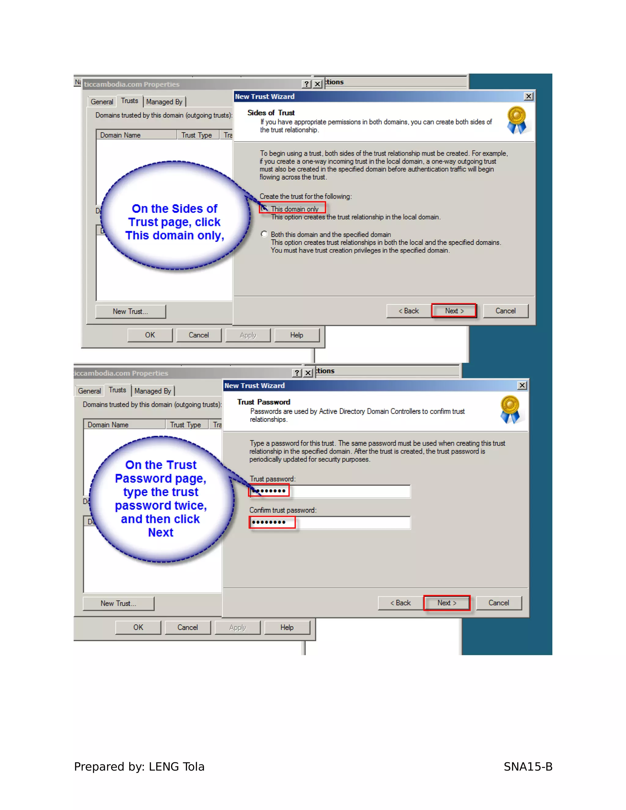 Prepared by: LENG Tola SNA15-B
 