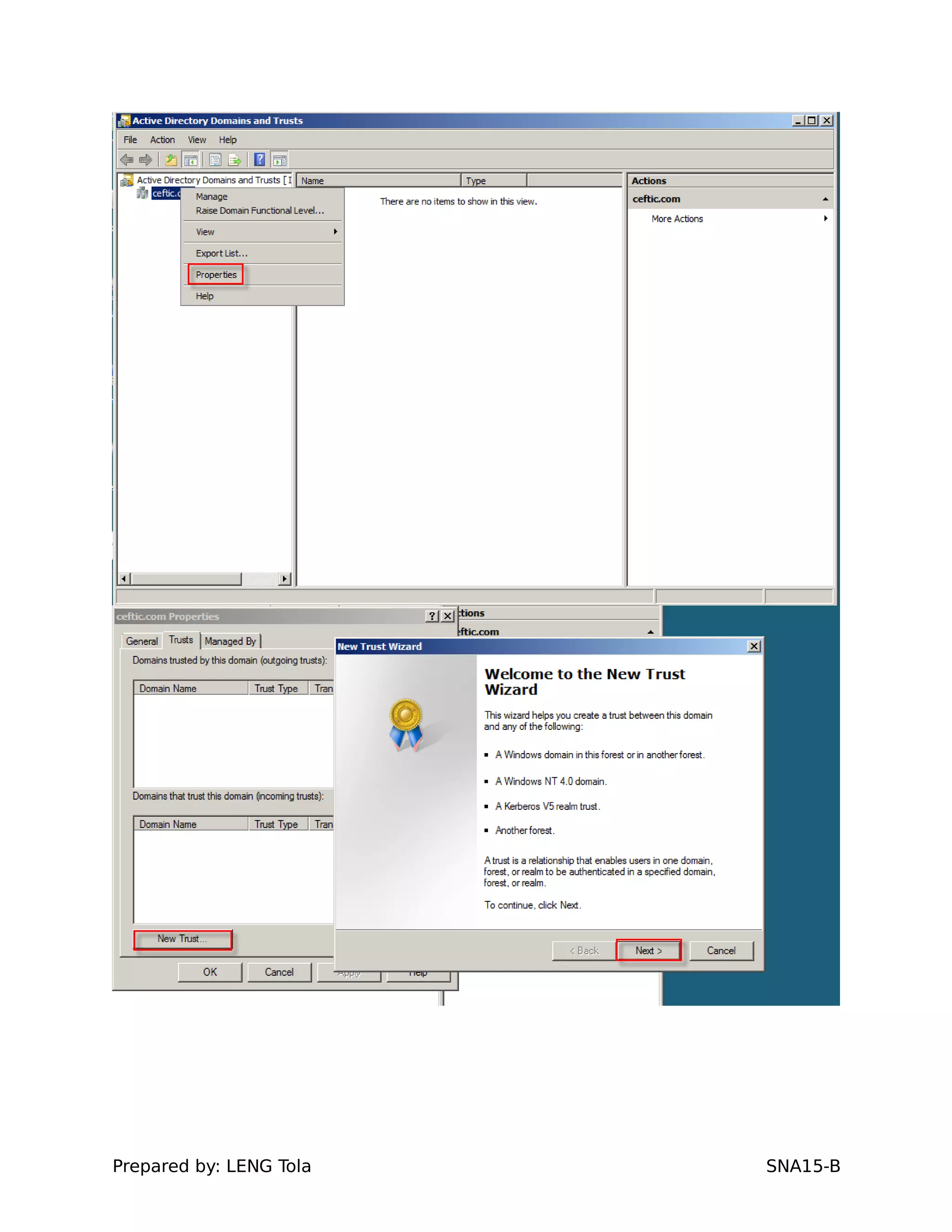 Prepared by: LENG Tola SNA15-B
 