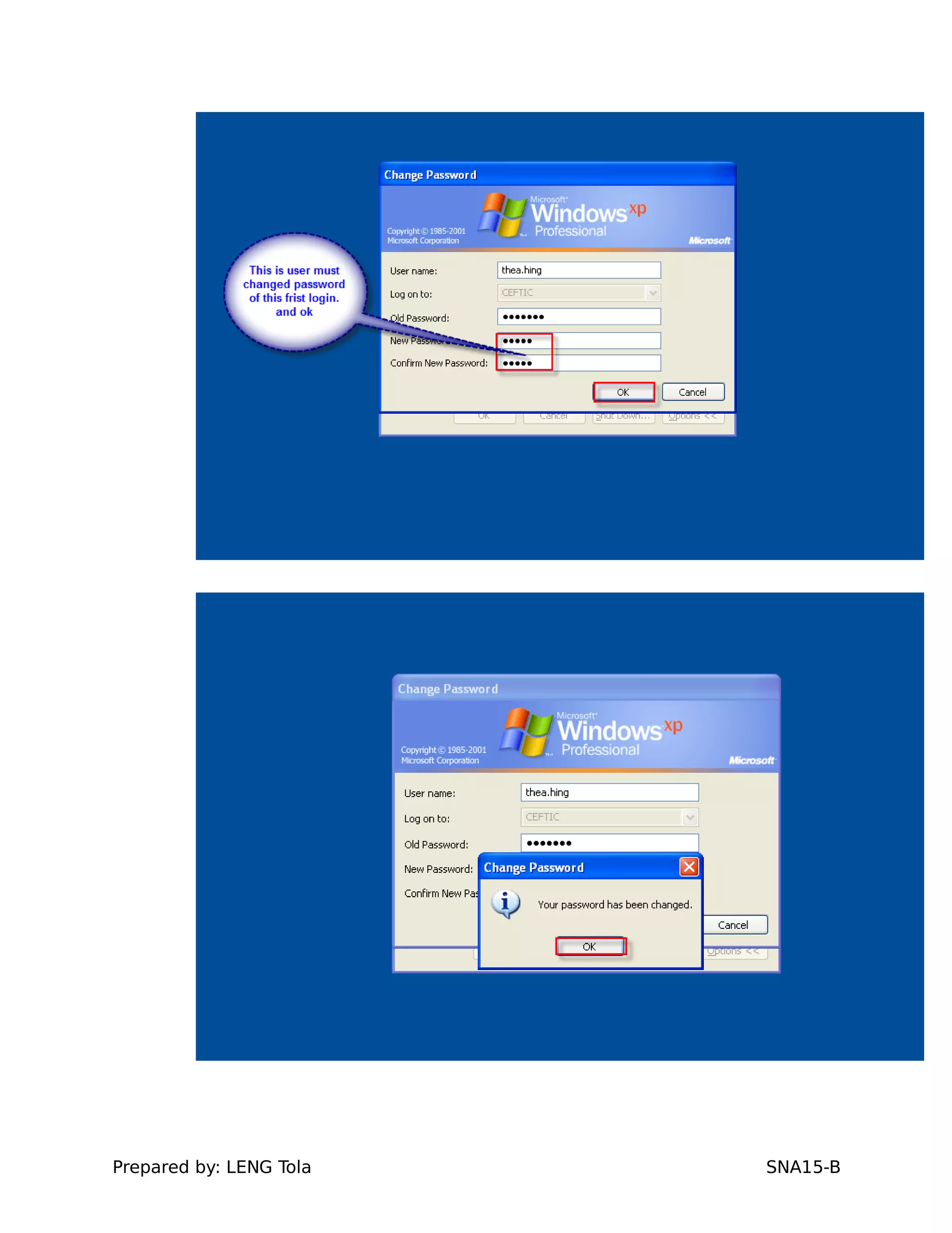 Prepared by: LENG Tola SNA15-B
 