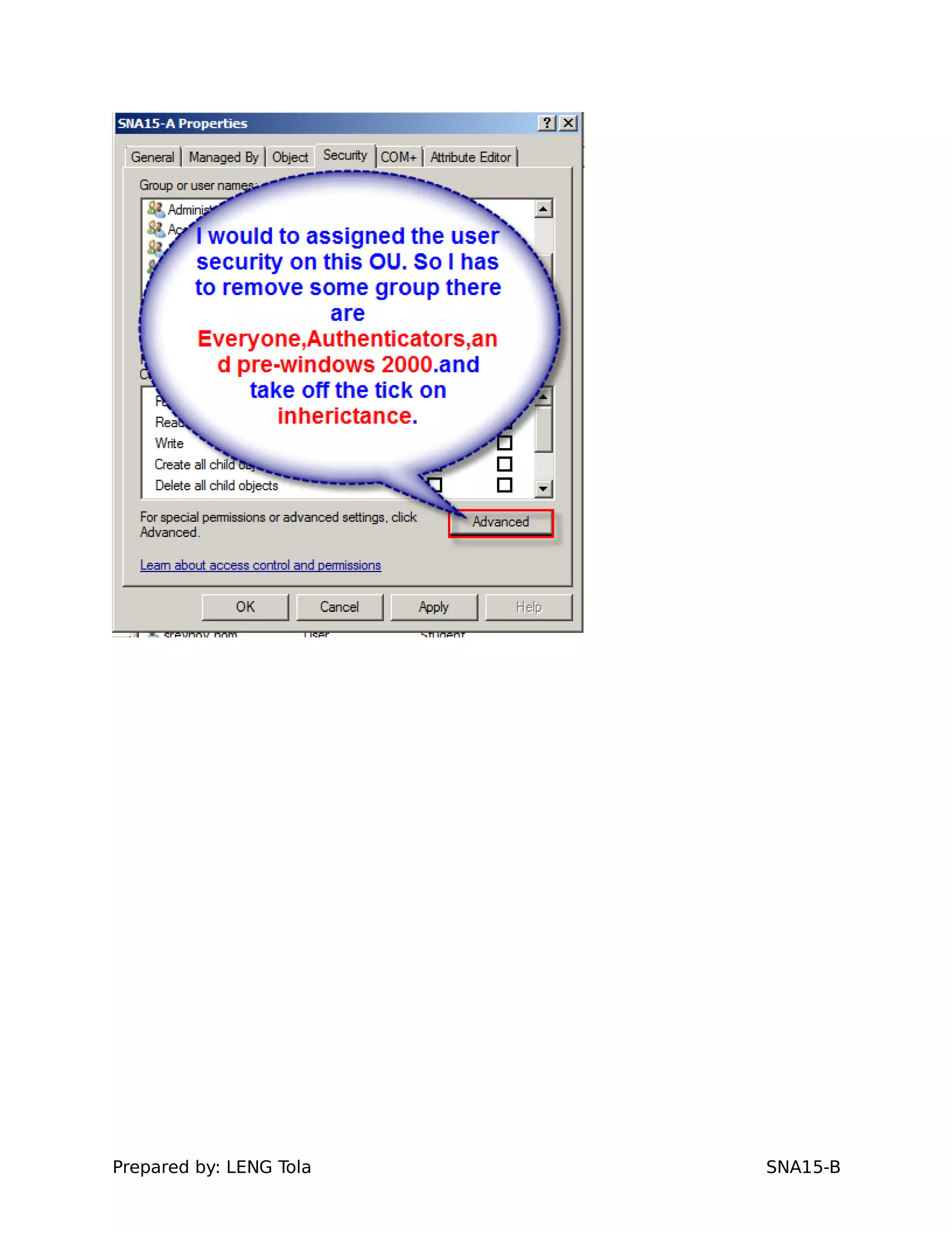 Prepared by: LENG Tola SNA15-B
 