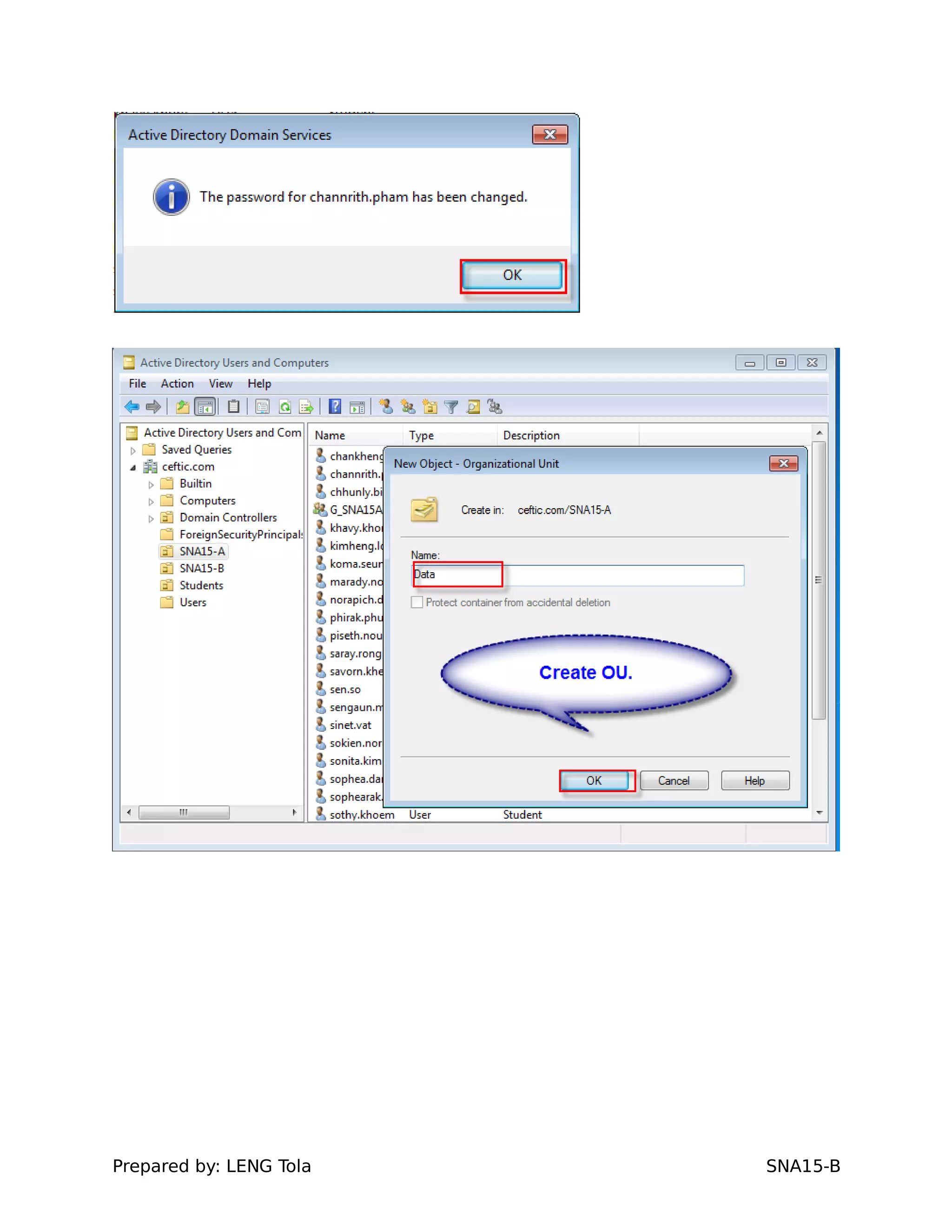Prepared by: LENG Tola SNA15-B
 