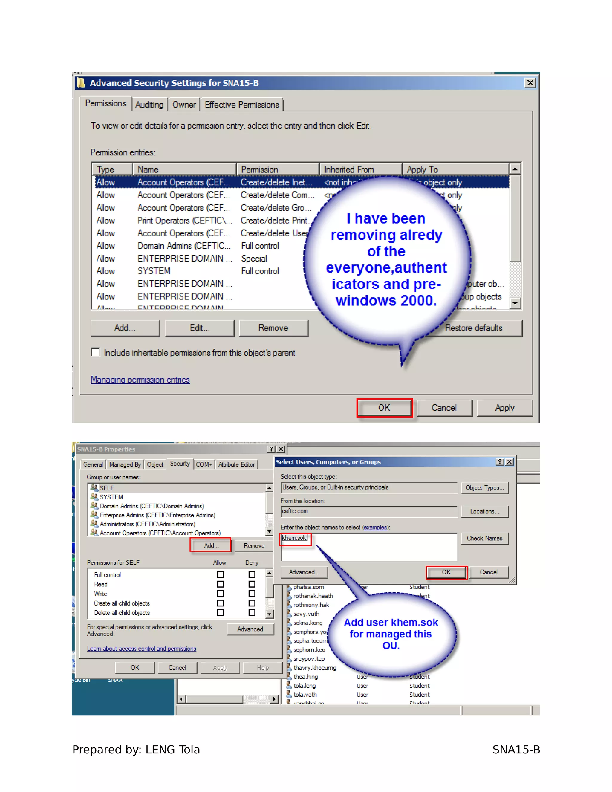 Prepared by: LENG Tola SNA15-B
 