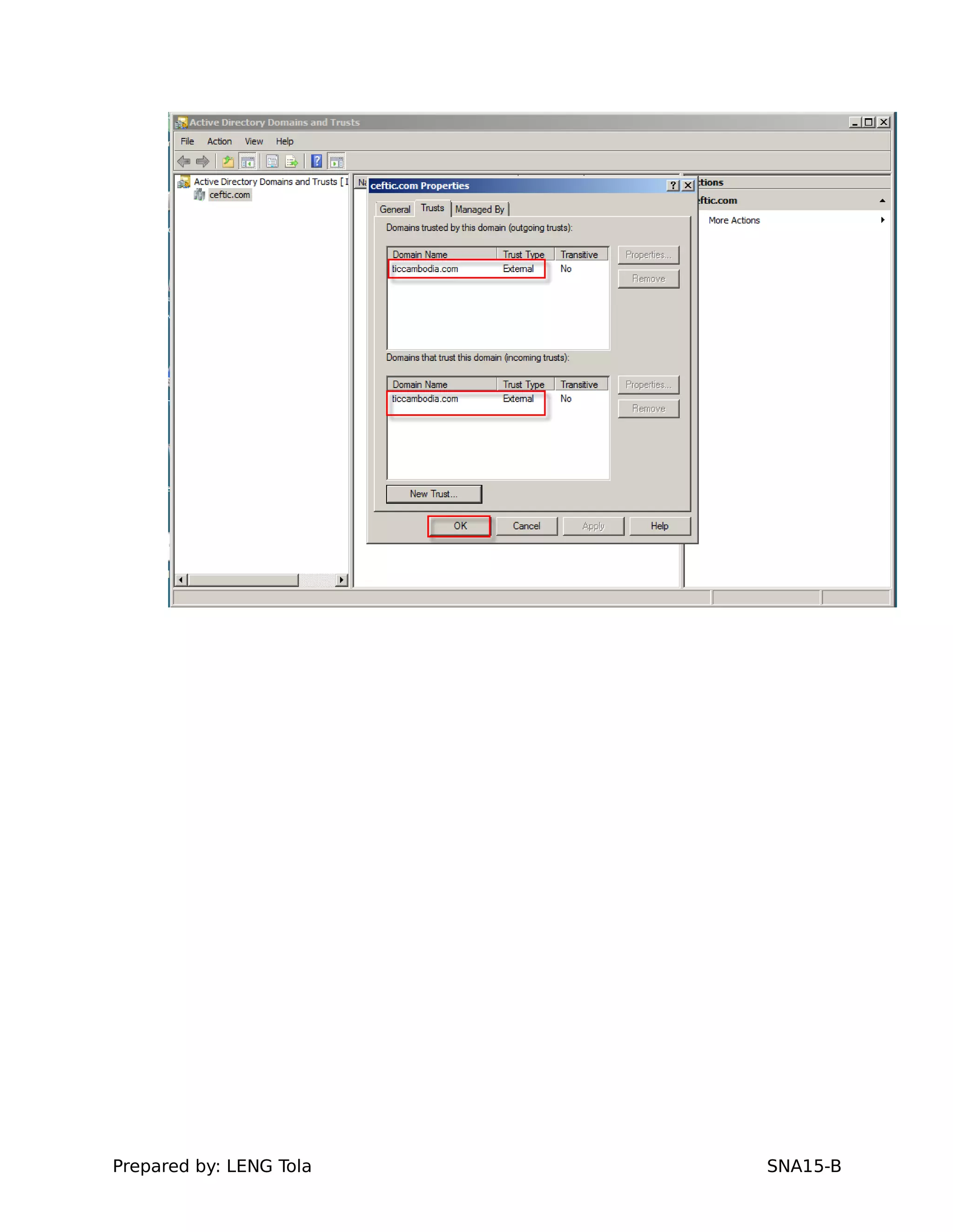 Prepared by: LENG Tola SNA15-B
 