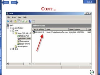 NextPrevi End
Preparedby:AbenezerA.E-Mail:abiti.hana@gmail.com
CONT…
116
 