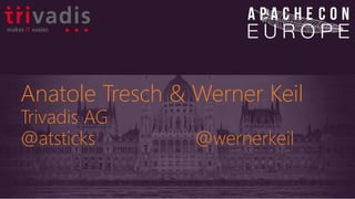 Anatole Tresch & Werner Keil
Trivadis AG
@atsticks @wernerkeil
 