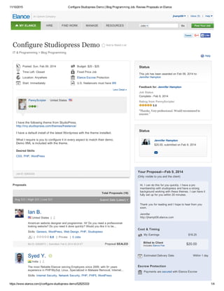 Configure studiopress demo   blog programming job