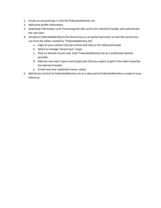 Configuring .Net Services