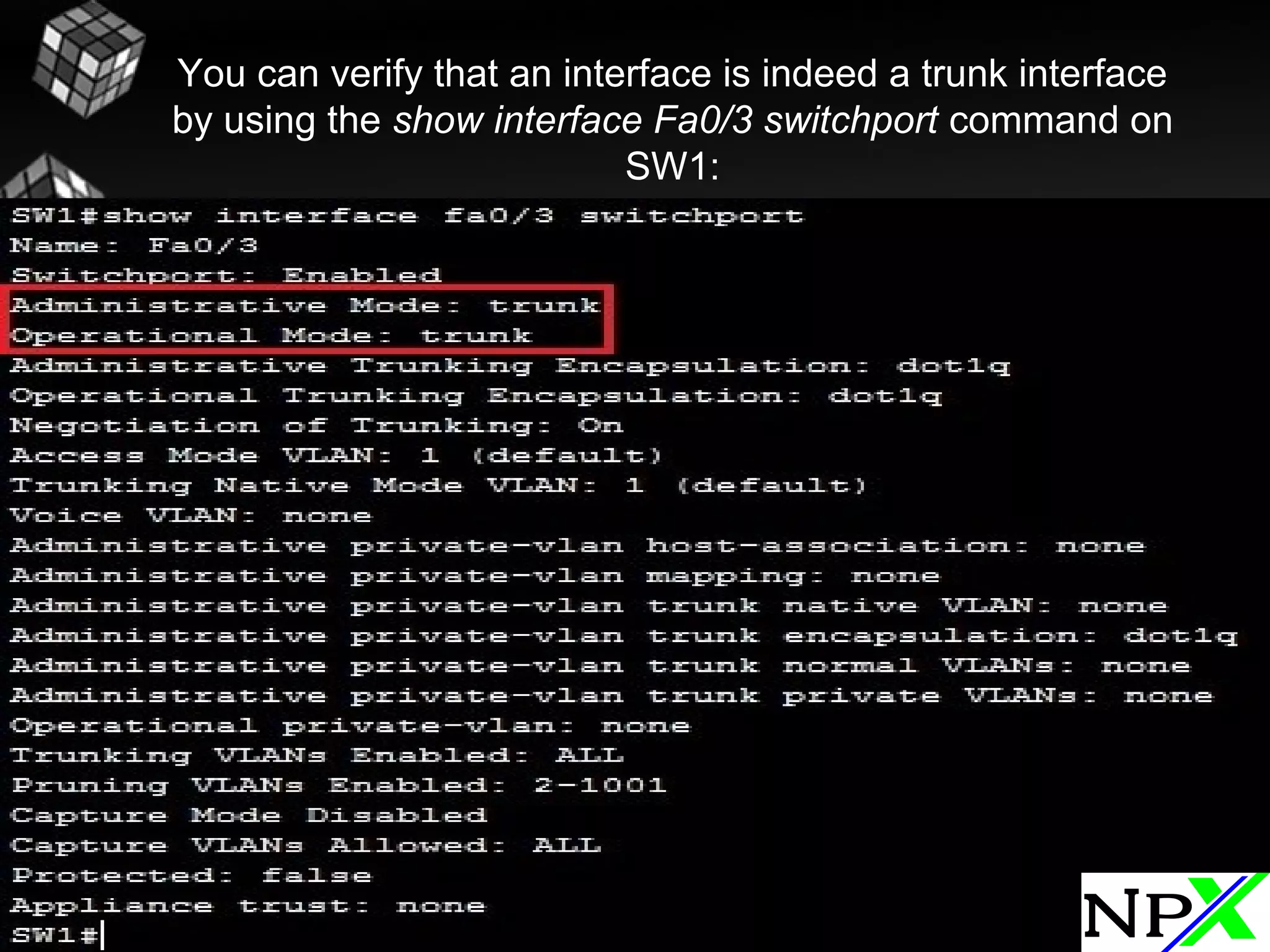 Configuring Access & Trunk Ports | PPT