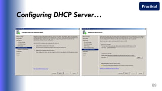 Configuring DHCP Server…
89
Practical
 
