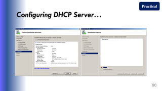 Configuring DHCP Server…
90
Practical
 