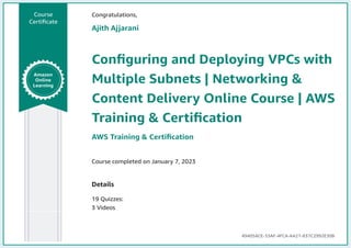 Configuring and Deploying VPCs with Multiple Subnets.pdf