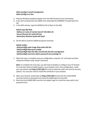 Configuring asa site to-site vp ns | PDF