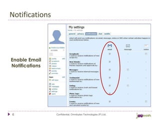 NotificationsEnable Email Notifications