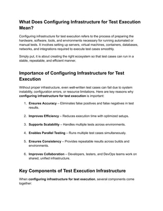 Configuring Infrastructure for Test Execution_ A Complete Guide.pdf