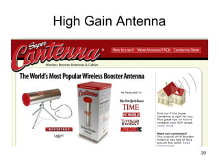 20
High Gain Antenna
 