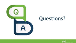 Questions?
 