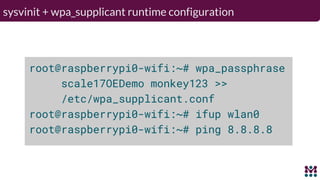 Configuring wifi in open embedded builds | PDF