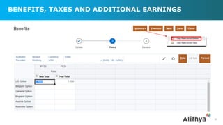 BENEFITS, TAXES AND ADDITIONAL EARNINGS
30
 