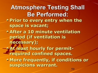 Permit Required Confined Spaces | PPT
