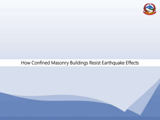 21
How Confined Masonry Buildings Resist Earthquake Effects
 