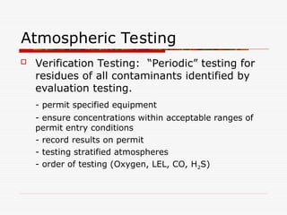 Confined Space safety for workers in all industries | PPT