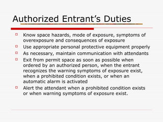 Confined Space safety for workers in all industries | PPT