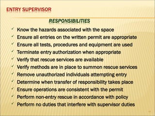 Construction Confined Space Entry Safety | PPT