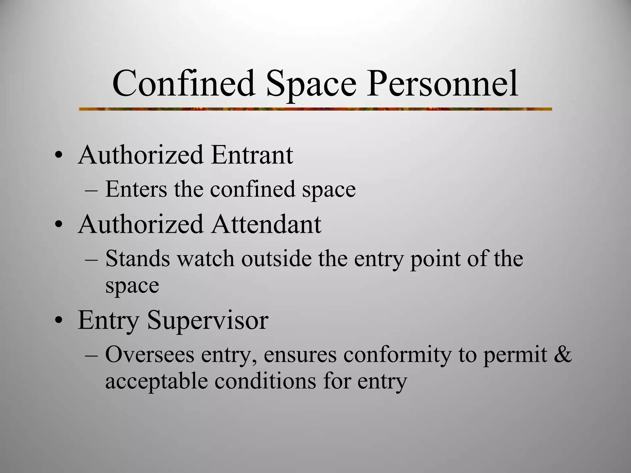 Confined spaces | PPT