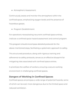 Picture of Confined Spaces: An Industrial Work Guide | PDF