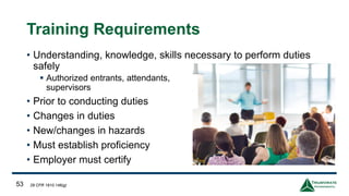 Complying with OSHA's Regulations for Permit-Required Confined Space ...