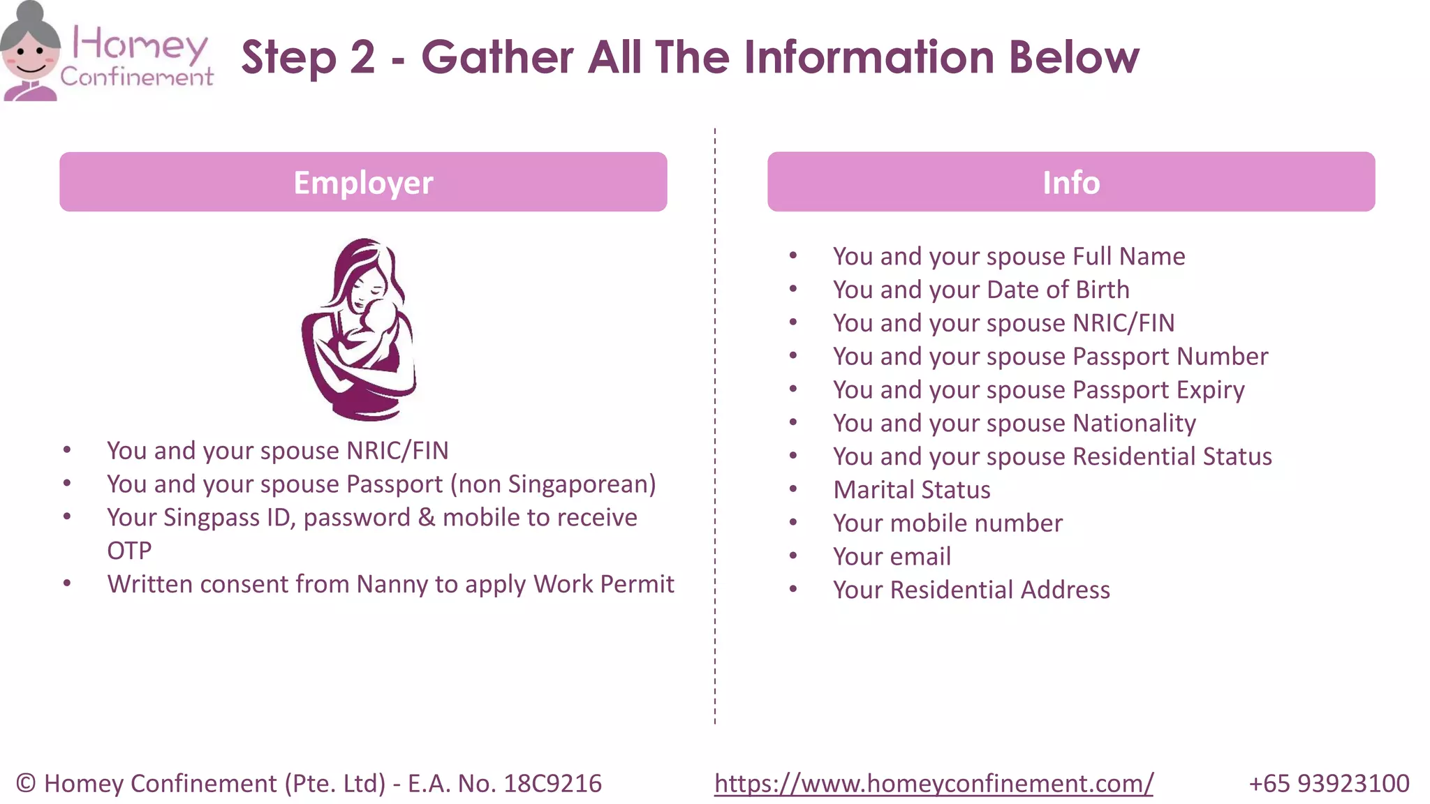 Confinement Nanny Work Permit | PDF