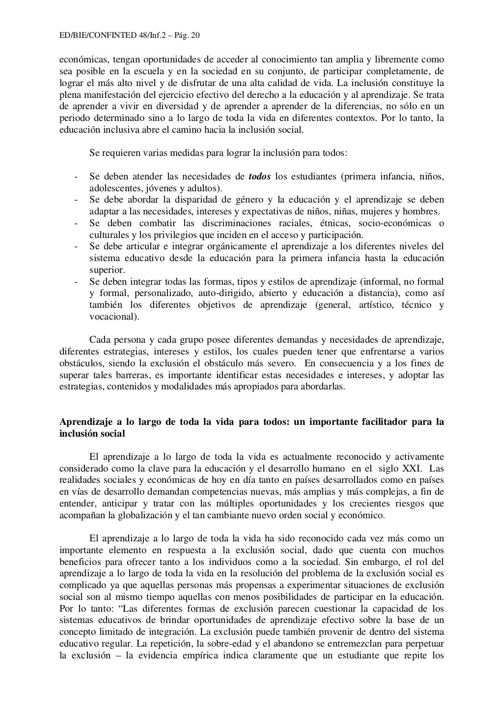 La educación inclusiva el camino hacia el futuro