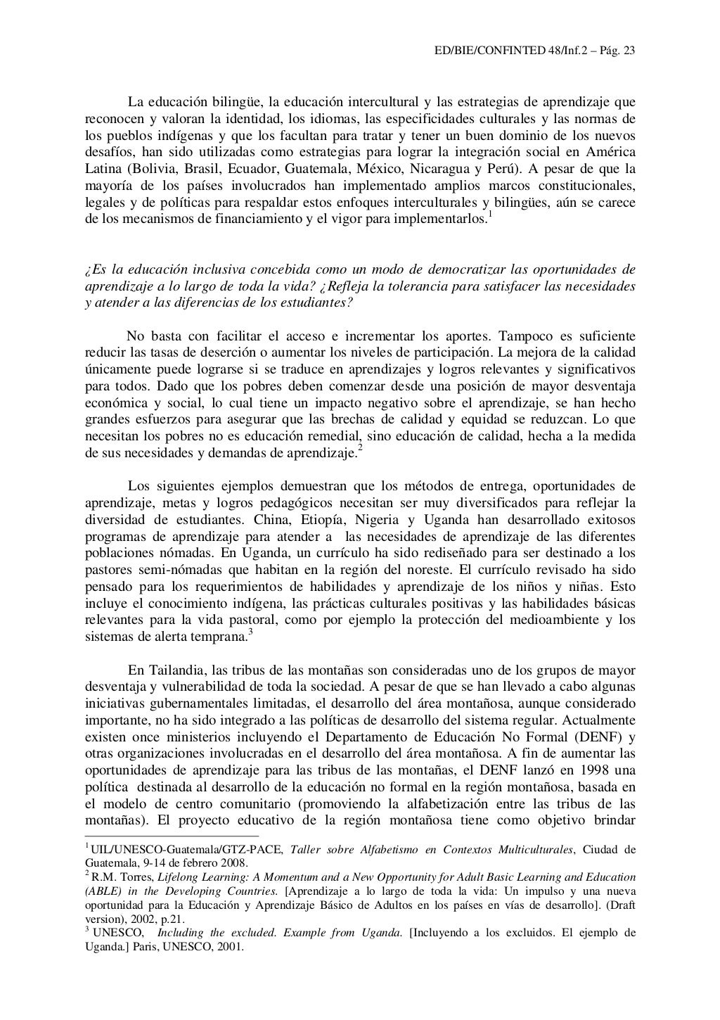 La educación inclusiva el camino hacia el futuro