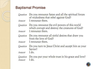Baptismal Promise
 