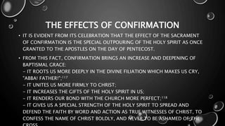 Confirmation seminar | PPTX