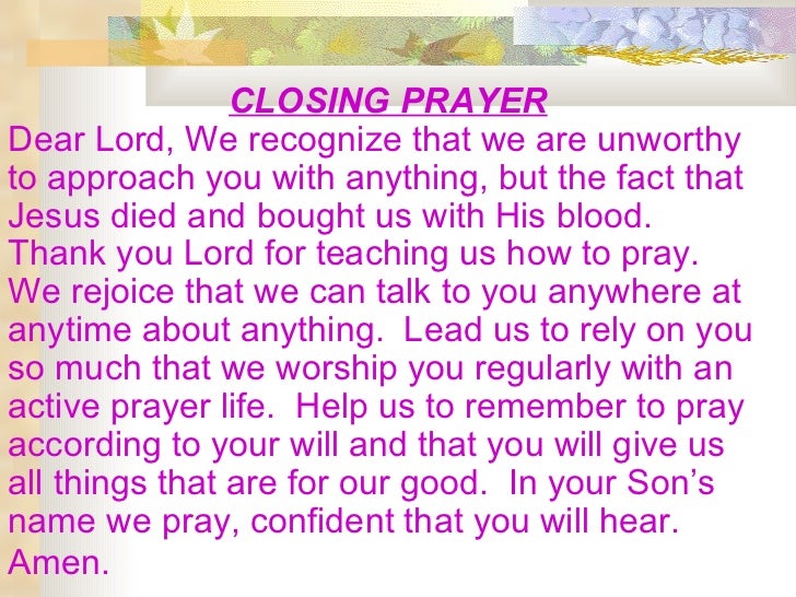 Opening And Closing Prayers For Meetings Pdf Opening And Closing Prayers For Meetings Pdf