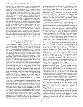 Hband. This is the ﬁrst time that a proper motion determined
from the planetary signal of a microlensing light curve is
c...