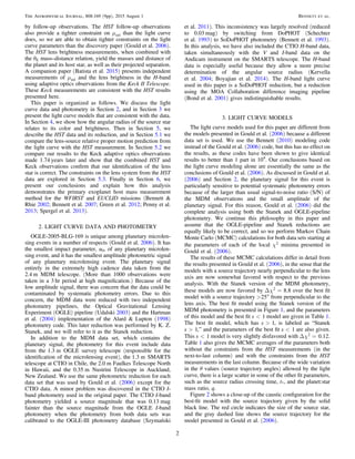by follow-up observations. The HST follow-up observations
also provide a tighter constraint on rel than the light curve
do...