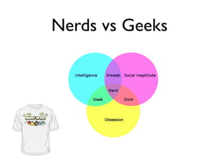 Nerds vs Geeks
 